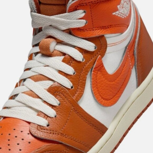 Nike Women's Air Jordan 1 High MM Desert Orange/Sail FB9891-800 Size: 7.5 NWT - Picture 9 of 14